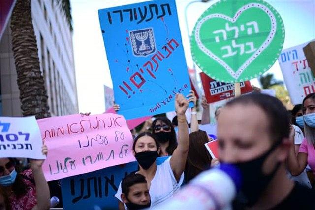 протест в Тель-Авиве