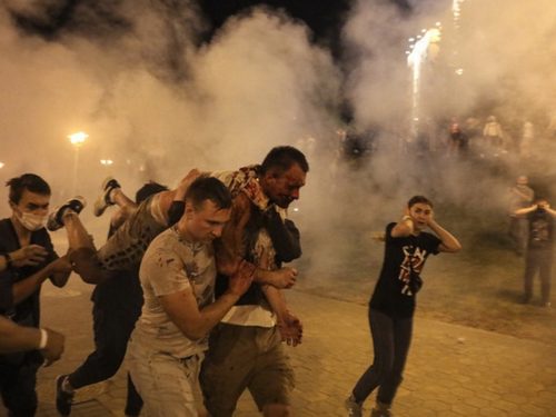 Беспорядки в Минске