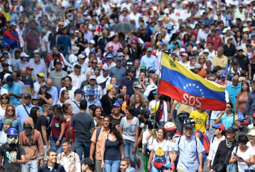 Протесты в Венесуэле