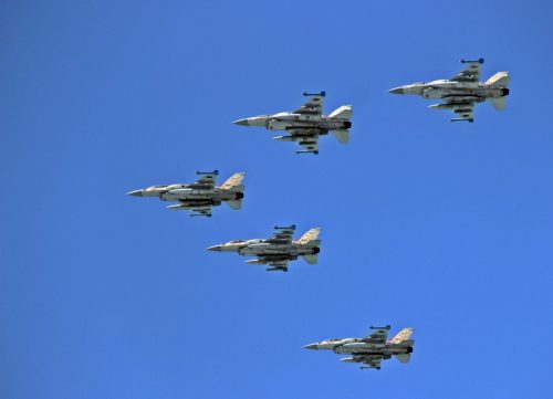 авиашоу на День независимости в Израиле