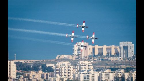 авиашоу на День независимости в Израиле