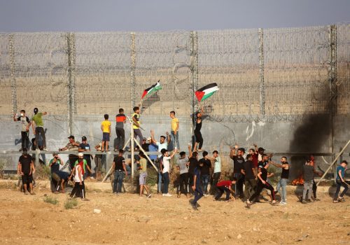 Протесты на границе с Газой