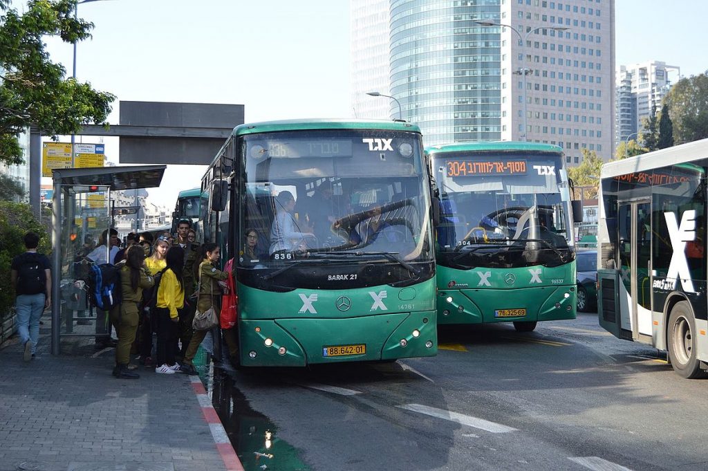 общественный транспорт в Израиле