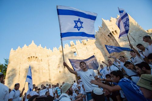 марш флагов в Израиле