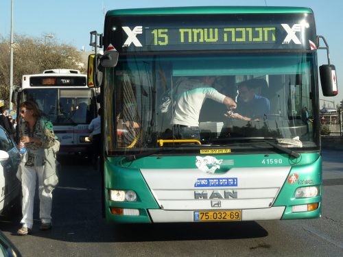 общественный транспорт в Израиле