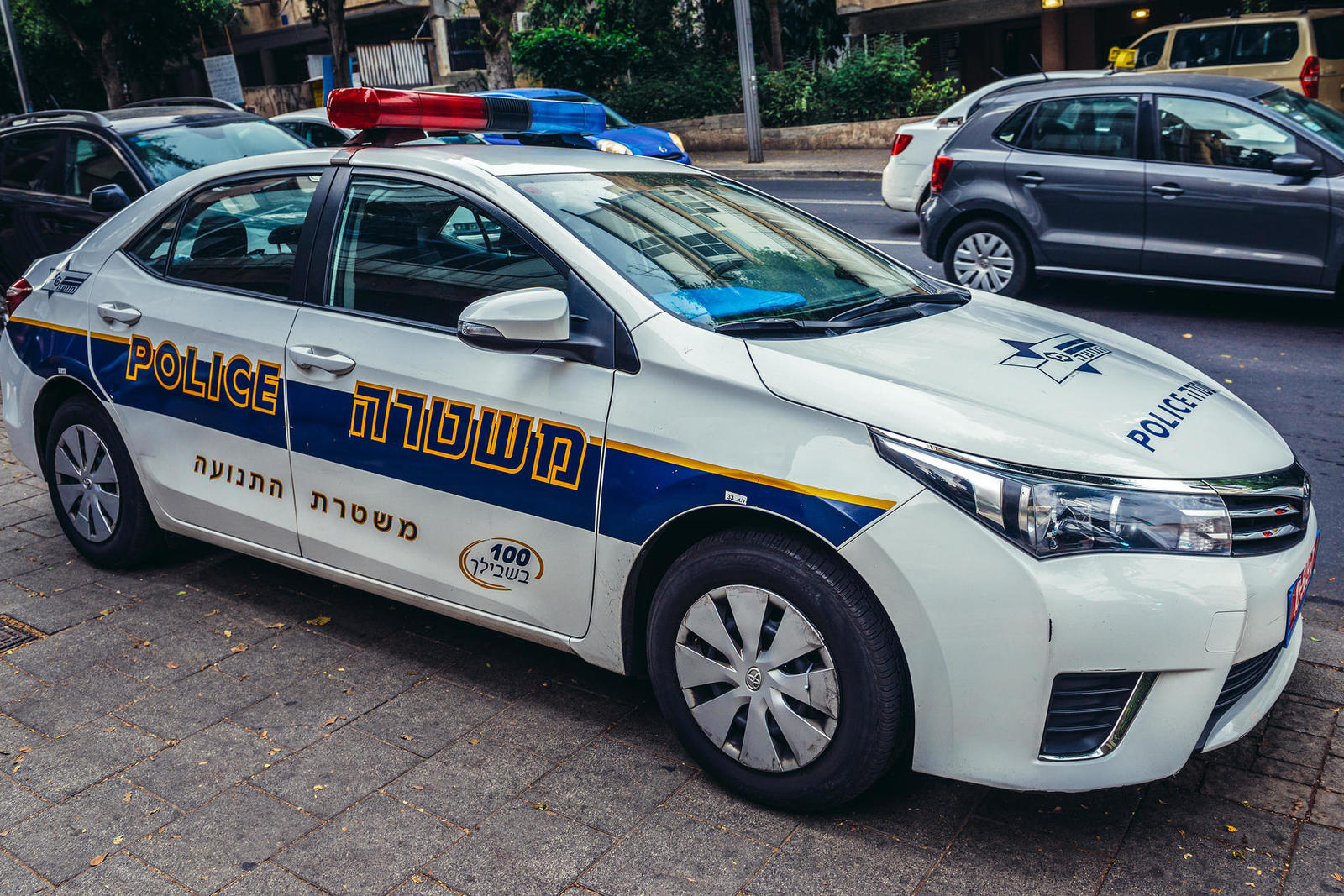 полицейская машина Израиль