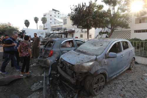 взрыв больницы в Газе